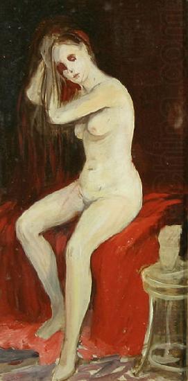 George Benjamin Luks Seated Nude china oil painting image
